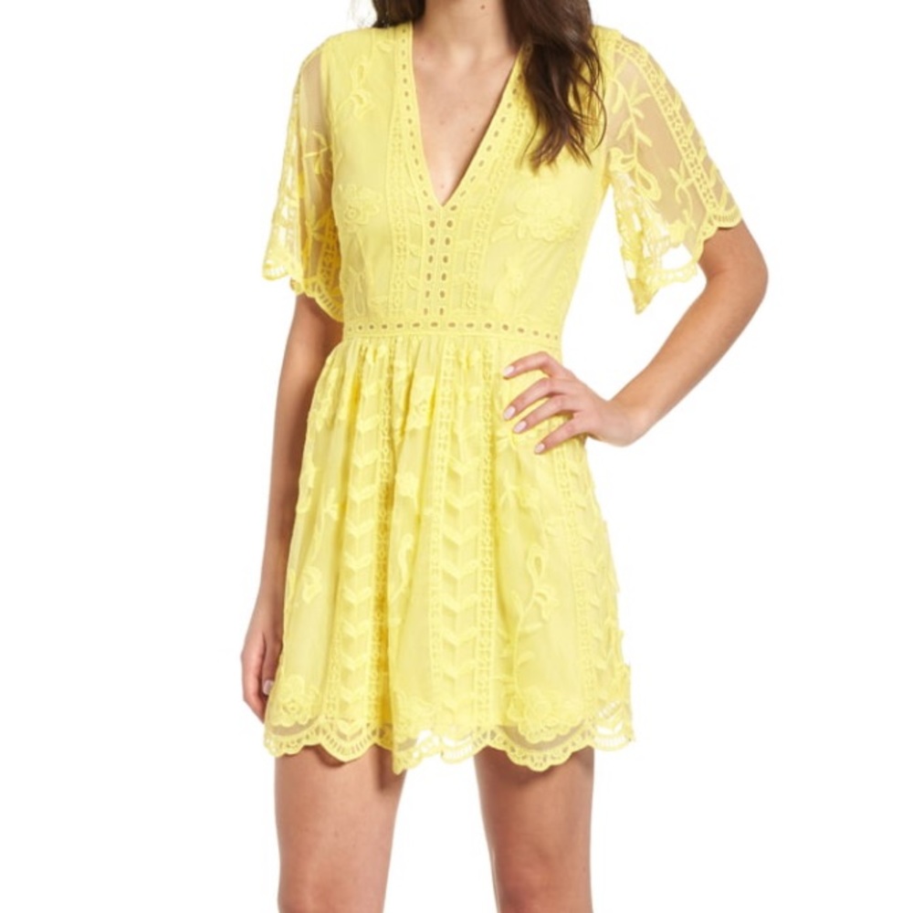 Nordstrom yellow dress
